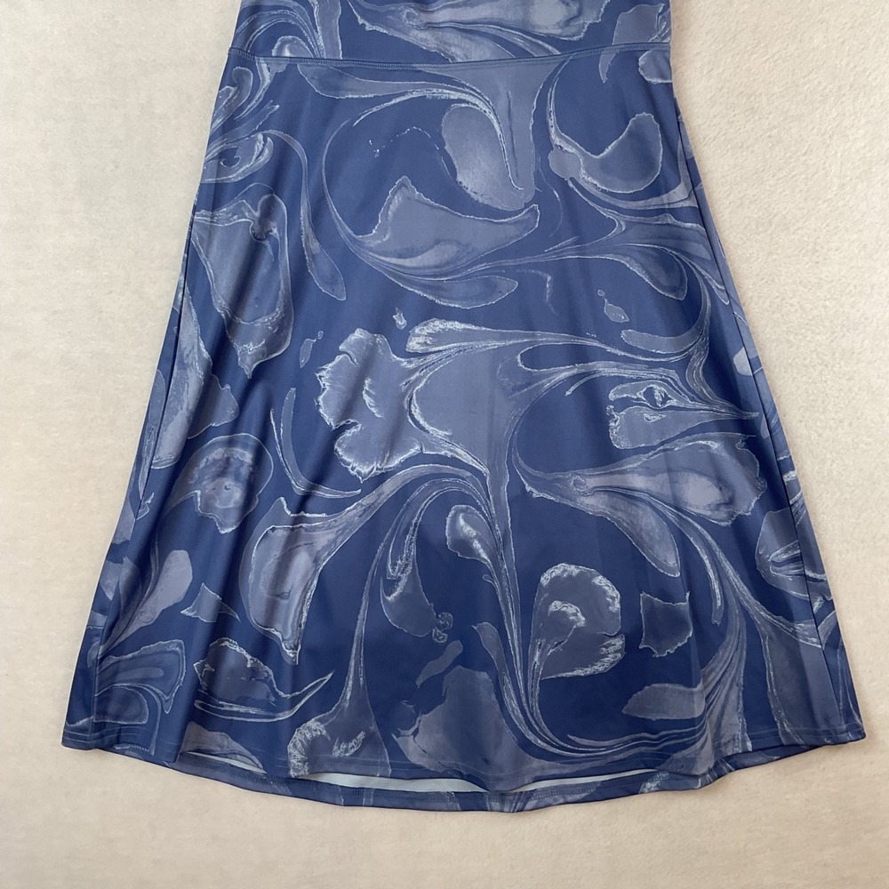 Columbia PFG Freezer III Dress Blue Marble Floral Swirl Sleeveless Small Womens - Picture 7 of 14